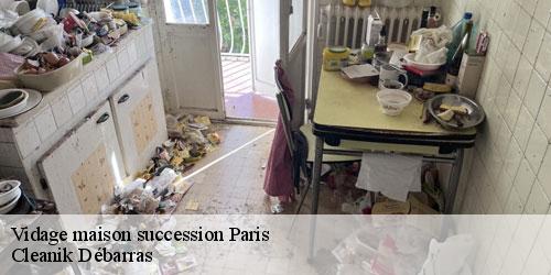 Vidage maison succession 75 Paris Cleanik Débarras