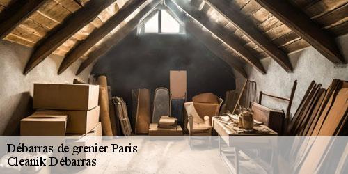 Débarras de grenier 75 Paris  Cleanik Débarras