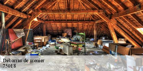 Débarras de grenier paris-18-75018 Cleanik Débarras