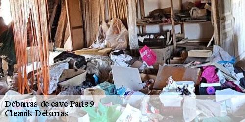 Débarras de cave  paris-9-75009 Cleanik Débarras