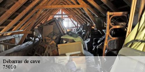 Débarras de cave  paris-10-75010 Cleanik Débarras