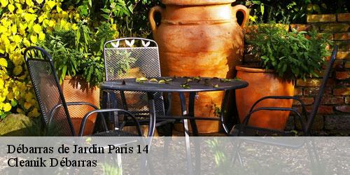 Débarras de Jardin  paris-14-75014 Cleanik Débarras
