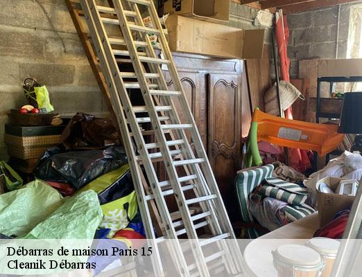 Débarras de maison paris-15-75015 Cleanik Débarras