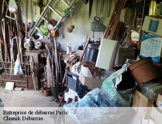 Entreprise de débarras  paris-75000 Cleanik Débarras