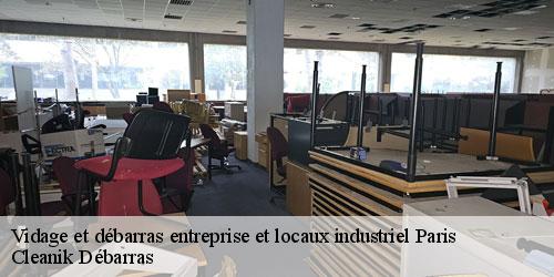Vidage et débarras entreprise et locaux industriel paris-75000 Cleanik Débarras