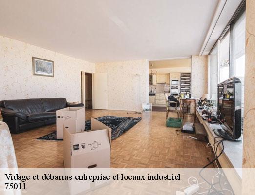 Vidage et débarras entreprise et locaux industriel  paris-11-75011 Cleanik Débarras