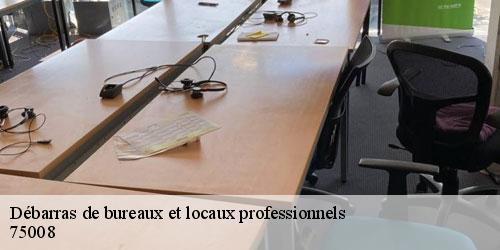 Débarras de bureaux et locaux professionnels   paris-8-75008 Cleanik Débarras