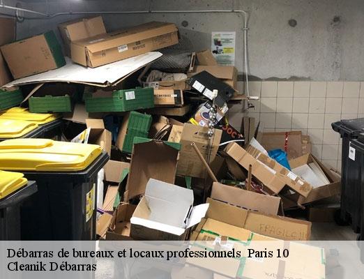Débarras de bureaux et locaux professionnels paris-10-75010 Cleanik Débarras