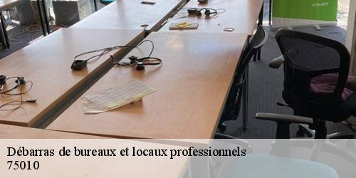 Débarras de bureaux et locaux professionnels paris-10-75010 Cleanik Débarras