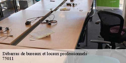 Débarras de bureaux et locaux professionnels   paris-11-75011 Cleanik Débarras