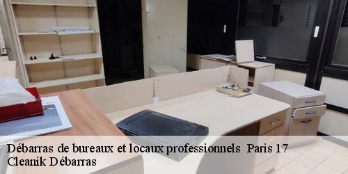 Débarras de bureaux et locaux professionnels paris-17-75017 Cleanik Débarras